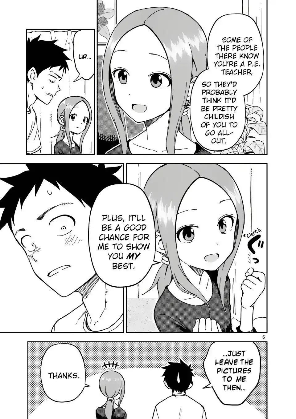 Karakai Jouzu no (Moto) Takagi-san Chapter 204 5